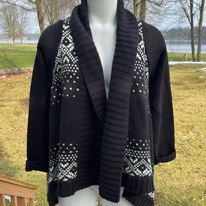 Izod open swing sweater S-M